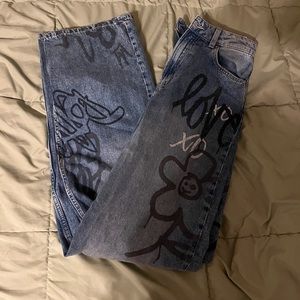 90s baggy high waist jeans